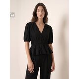 Sinsay Rebrasta majica s dodatkom viskoze i naborima | shoptok.hr