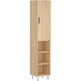 vidaXL Visoka omara sonoma hrast 34,5x34x180 cm inženirski les | Shoptok.si