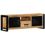vidaXL TV omarica 100x30x35 cm Masivni neobdelan les Mango | Shoptok.si