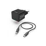 Hama mini brzi punjač sa usb-c kablom, pd, 25W, 1.5m crni cene