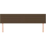  Uzglavlja 2 kom tamnosmeđa 90x5x78/88 cm od tkanine | shoptok.hr