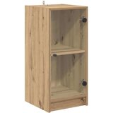 vidaXL Kreveta hrast artisan 35 x 37 x 76 cm Konstruirano drvo | shoptok.hr