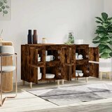  Komode 2 kom boja dimljenog hrasta 60x35x70cm konstruirano drvo | shoptok.hr
