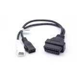 Adapter iz Audi / VW / Seat / Škoda 2x2-pin na OBD2