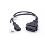 adapter sa audi / vw / seat / škoda 2x2-pin na OBD2