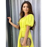 Edoti Women's midi dress with sleeves and round neckline elegant ELIA DL | Eponuda.ba