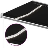  Automatska tenda sa senzorom za vjetar LED 600x300 cm antracit | shoptok.hr