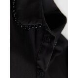 Reserved - Košulja s ukrasnim ovratnikom - crno | shoptok.hr