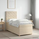  Boxspring krevet s madracem Krem 80 x 200 cm Tkanina | shoptok.hr