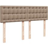 vidaXL Okvir kreveta s madracem cappuccina 140x200cm umjetna koža - cappucino 140 x 200 cm | shoptok.hr