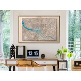  Poster - Raised Relief Map: Hamburg 90x60 | shoptok.hr