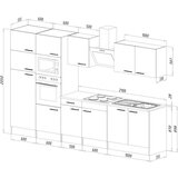 RESPEKTA Kuhinjski Blok Brez Aparatov Oliver, 330cm | Shoptok.si