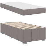  Krevetna konstrukcija Sivo-smeđa 120 x 190 cm tkanina | shoptok.hr