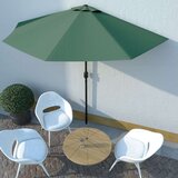  Balkonski suncobran s aluminijskom šipkom 300 x 155 cm zeleni | shoptok.hr