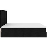 vidaXL Okvir kreveta s madracima crni 160x200cm od tkanine | shoptok.hr