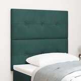  LED Uzglavlje Tamno Zelena 100 cm Baršun | shoptok.hr