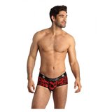  Muški sexy veš Savage Brief, Crno-crveni Cene