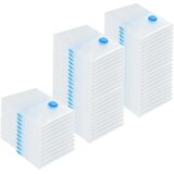 Vreće za spremanje 50 pcs Transparentne i plave 70 x 50 cm | shoptok.hr