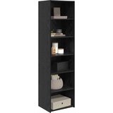  Cabinet Crni hrast 50 x 41 x 185 cm Konstruirano drvo | shoptok.hr