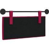  Držeće uzglavlje Zidne Vinska crvena 100 x 55 x 7 cm Baršun - boja crnog vina 90 cm bez LED | shoptok.hr