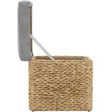  2-dijelni set taburea od morske trave sivi | shoptok.hr