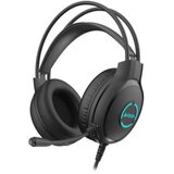 A4Tech fstyler neon illuminate usb slušalice sa mikrofonom FH300U black Cene