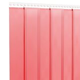  Zavjesa za vrata crvena 200 mm x 1,6 mm 25 m PVC | shoptok.hr