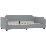  Dnevni krevet na razvlačenje svjetlosivi 90 x 200 cm od tkanine | shoptok.hr
