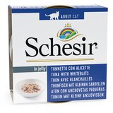  Varčno pakiranje Schesir v želeju 24 x 85 g - Tuna z majhnimi sardelami | shoptok.hr