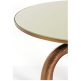 Light & Living Stakleni okrugao stolić za kavu u brončanoj boji/bež ø 76 cm Mello – | shoptok.hr