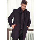 Dewberry PLT8335 MEN'S COAT-PATTERNED NAVY BLUE 2