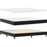  Krevet s opruga kutije Crna 200 x 200 cm Umjetna koža | shoptok.hr