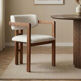 Kalune Design Bijela blagovaonska stolica s naslonima za ruke Toscana – | shoptok.hr