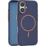  leather grip magsafe maska za iphone 16 - ljubičasta | Eponuda.com