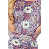 Numoco 386-1 Kimono dress with blue mandalas | shoptok.hr