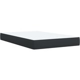 Krevet s oprugama i madracem crni 120x190 cm od umjetne kože | shoptok.hr