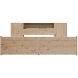  Knjižna postelja brez vzmetnice 180x200 cm trdna borovina | Shoptok.si