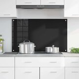 vidaXL kuhinjski zaštita crna 100 x 60 x 0.8 cm | shoptok.hr