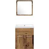  Set namještaja za kupaonicu 4 kom. Staro drvo Konstruirano drvo | shoptok.hr
