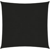 vidaXL Jedro za zaštitu od sunca 160 g/m² crno 7 x 7 m HDPE | shoptok.hr