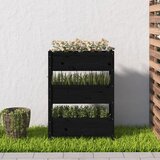  Sadilica crna 77 x 25 x 104,5 cm od masivne borovine | shoptok.hr