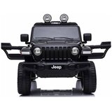  Licencirani auto na akumulator Jeep Rubicon 4x4 - crni | shoptok.hr