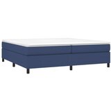  Box spring posteljni okvir moder 200x200 cm blago, (20737259) | Shoptok.si