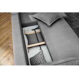 Atelier Del Sofa Kutna sofa na razvlačenje Puffy, 255 x 165 cm, Siva | Eponuda.ba