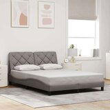  Posteljni okvir brez vzmetnice taupe 120x200 cm blago, (21792375) Cene