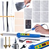 Rosfix SET SPAJKALNIK ZA PLASTIKO BLUE KONG RBK120W – 120W, 200–600°C, 5 MREŽIC, 7 TIPOV PLASTIKE | ZA POPRAVILO IN VARJENJE PLASTIKE, (5000076103) | Shoptok.si