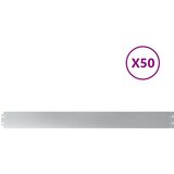 vidaXL Travnate obrobe 50 kosov 10x103 cm Pocinkano jeklo | Shoptok.si