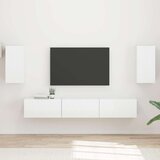  Komplet TV omaric 3 pcs Visok sijaj bela Konstruiran les - - Bela - 48.29 - 30 x 31 x 60 cm - 2025-vidaXL-Uvoz_2 | Shoptok.si