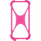 AVIZAR univerzalna fleksibilna silikonska torbica za pametni telefon, odporna proti udarcem - roza, (20632734) | Shoptok.si