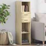 The Living Store Visoka omara sonoma hrast 30x42,5x124 cm inženirski les - Visoka Omara, (21436364) Cene